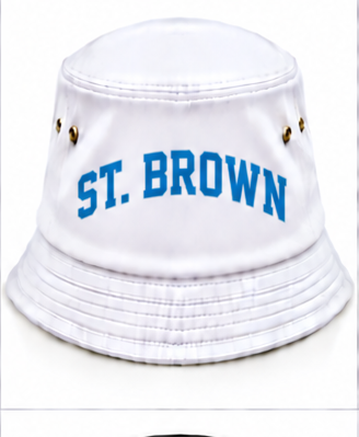St. Brown White Back