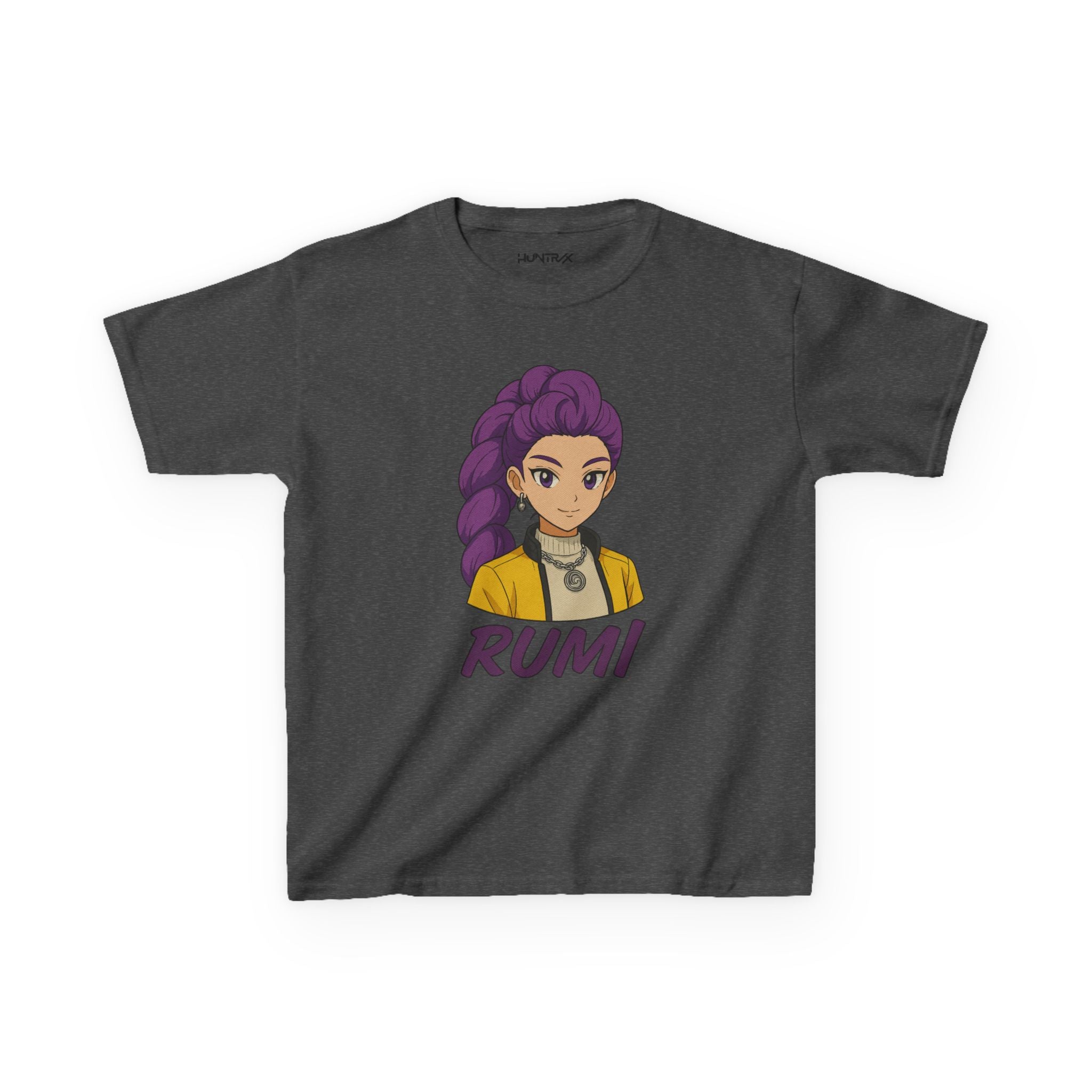Kids KPOP DEMON HUNTERS RUMI Graphic Tee  Fun T-Shirts for Kids Stylish Casual