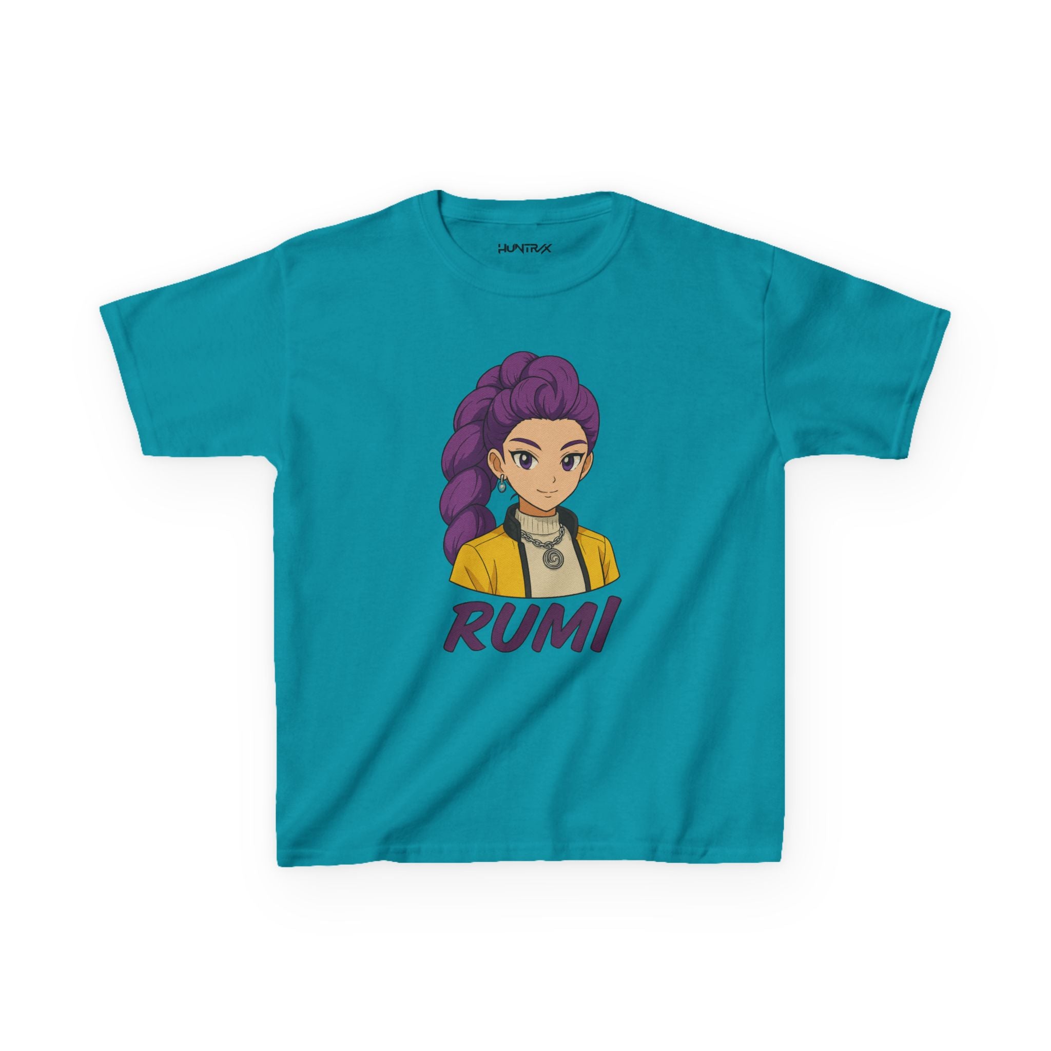 Kids KPOP DEMON HUNTERS RUMI Graphic Tee  Fun T-Shirts for Kids Stylish Casual