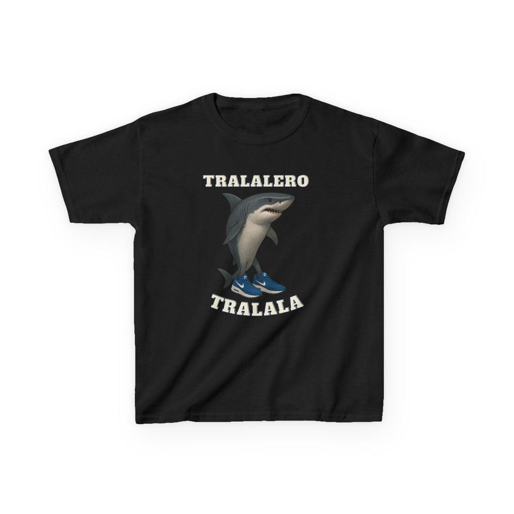 Tralalero Tralala Kids T-Shirt – Viral Italian Brainrot Shark in Sneakers | Funny Meme Character Tee for Kids | Tralalero Tralala Graphic Shirt