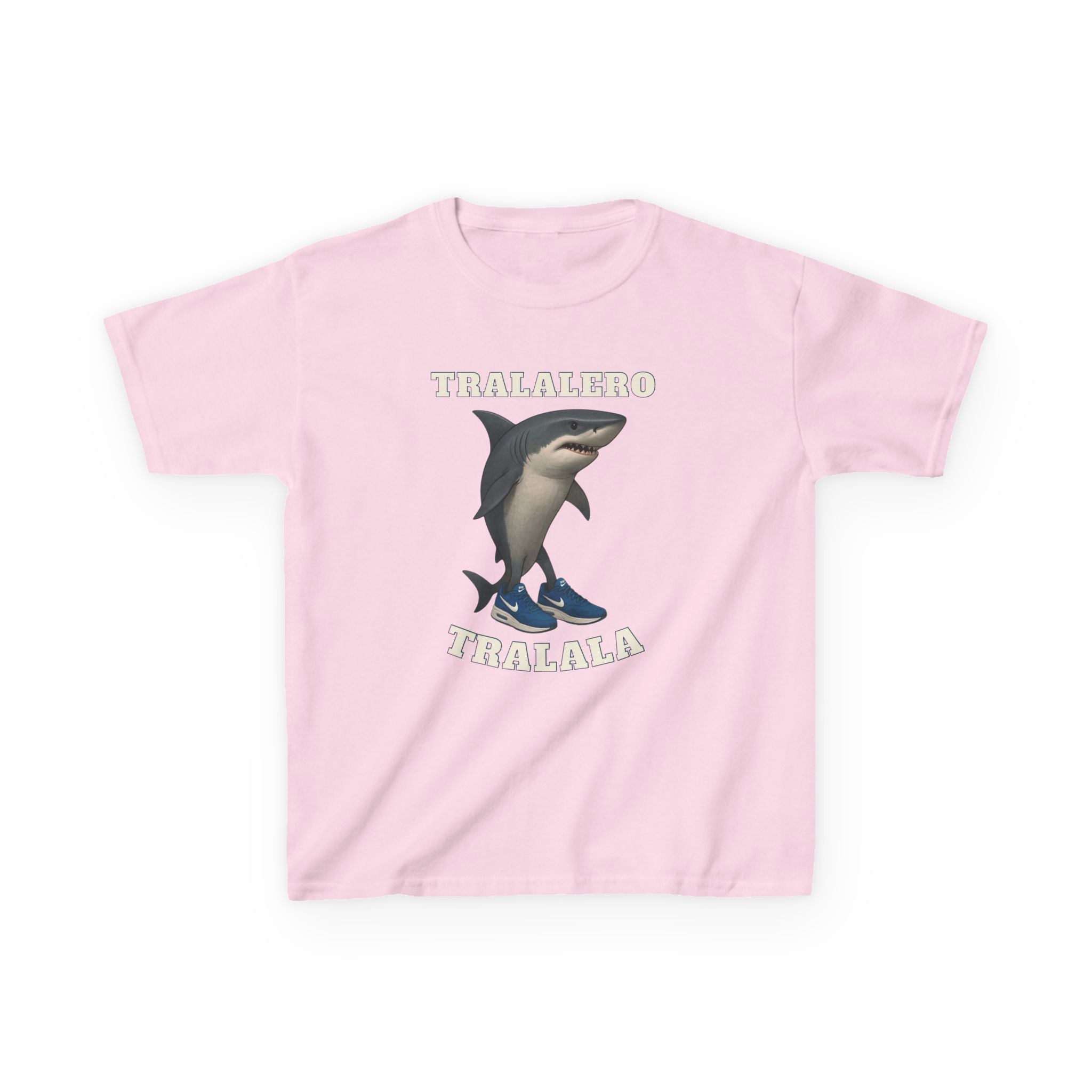Tralalero Tralala Kids T-Shirt – Viral Italian Brainrot Shark in Sneakers | Funny Meme Character Tee for Kids | Tralalero Tralala Graphic Shirt