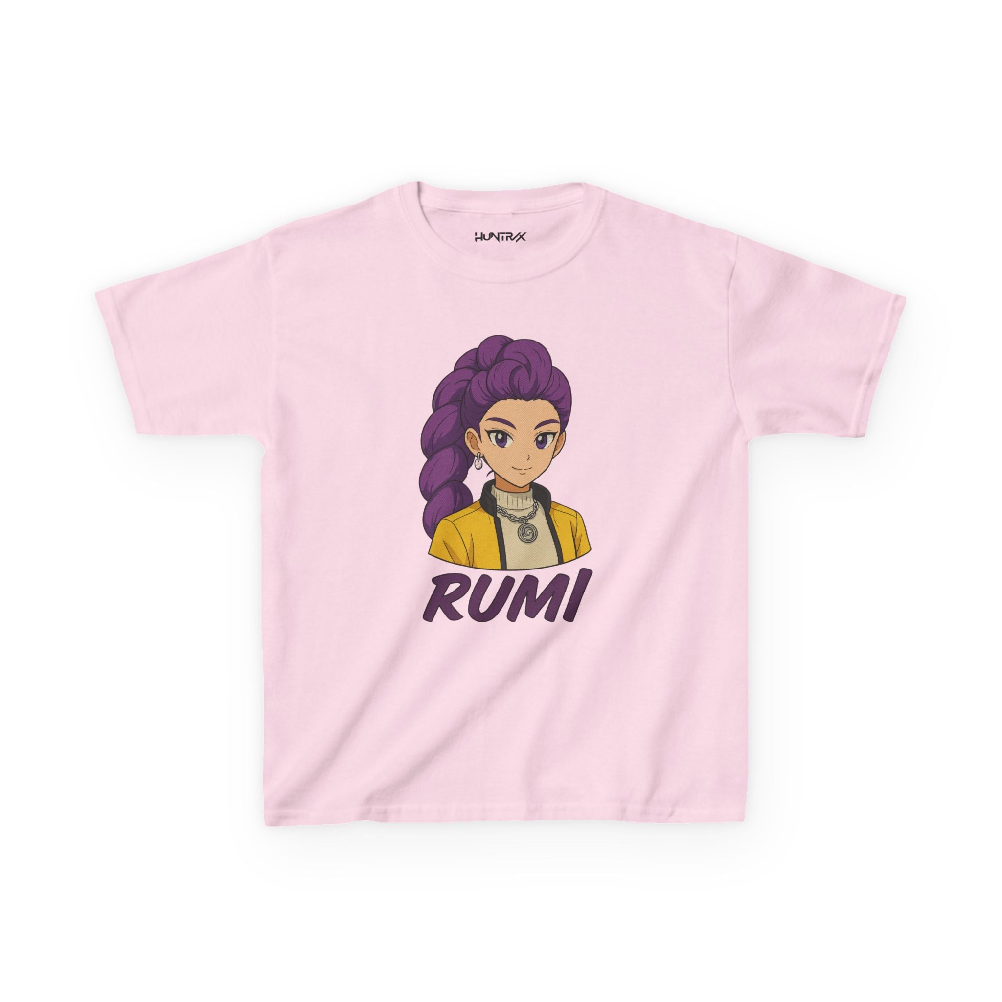 Kids KPOP DEMON HUNTERS RUMI Graphic Tee  Fun T-Shirts for Kids Stylish Casual