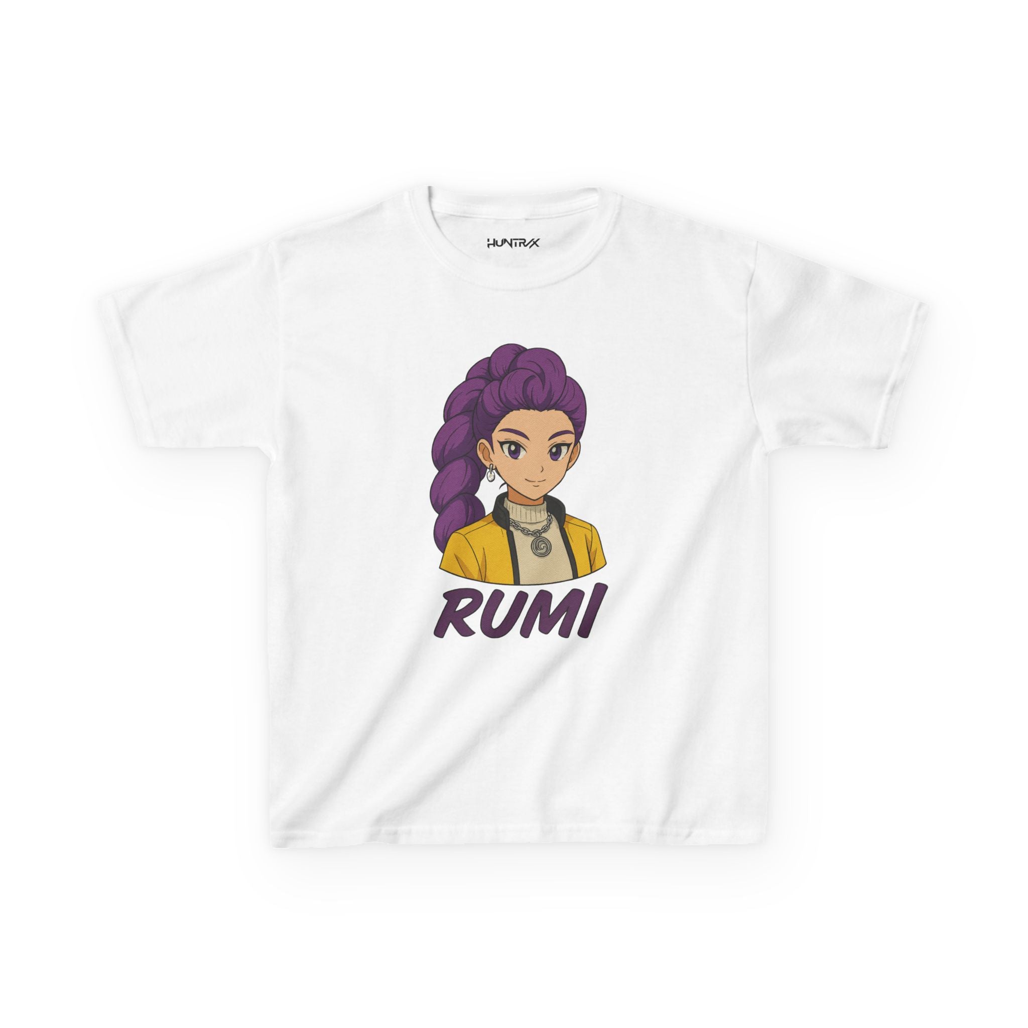 Kids KPOP DEMON HUNTERS RUMI Graphic Tee  Fun T-Shirts for Kids Stylish Casual