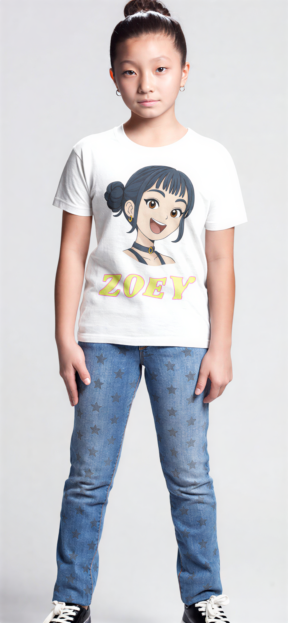 KPOP DEMON HUNTERS "ZOEY" CLASSIC KIDS GRAPHIC TEE