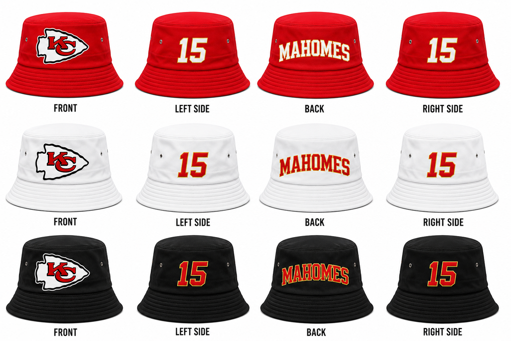 Kansas City Chiefs Mahomes Signature Bucket Hat