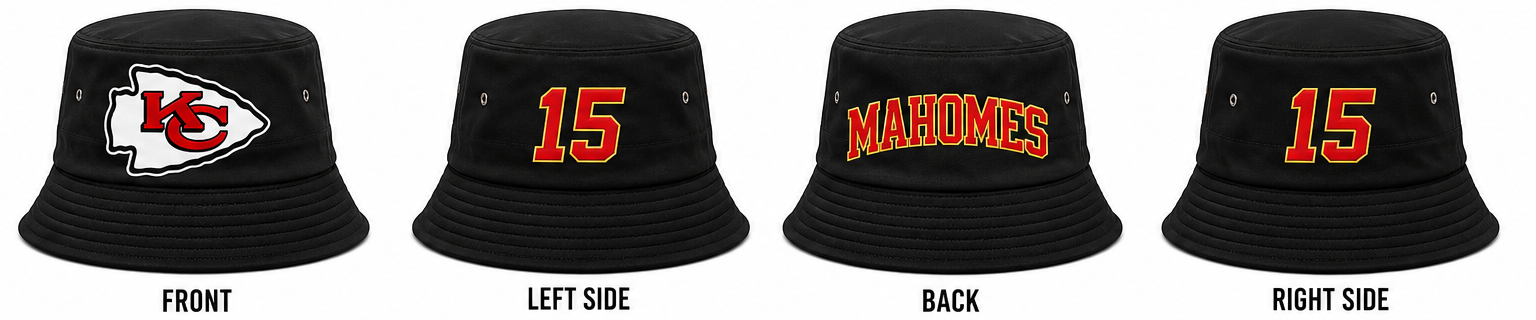 Kansas City Chiefs Mahomes Signature Bucket Hat