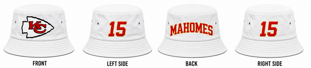 Kansas City Chiefs Mahomes Signature Bucket Hat