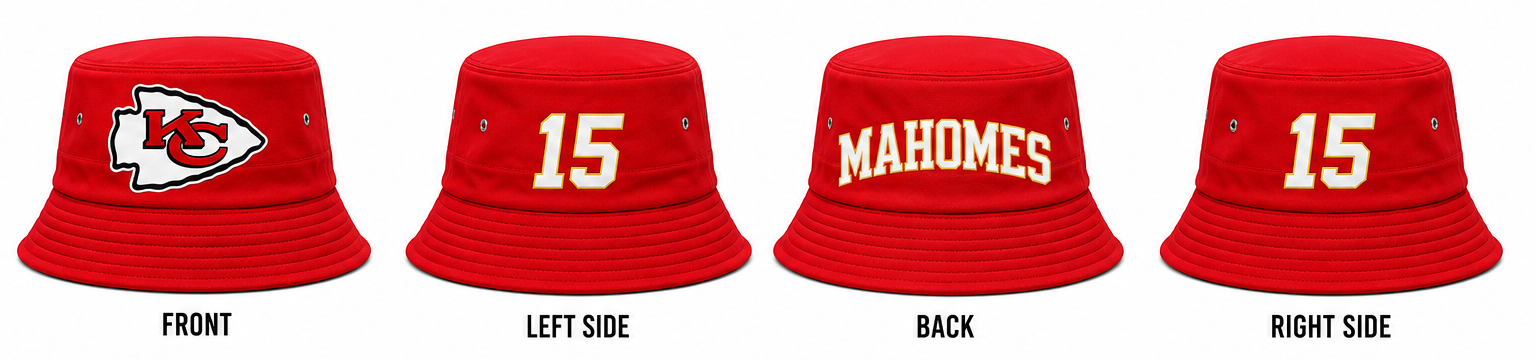 Kansas City Chiefs Mahomes Signature Bucket Hat