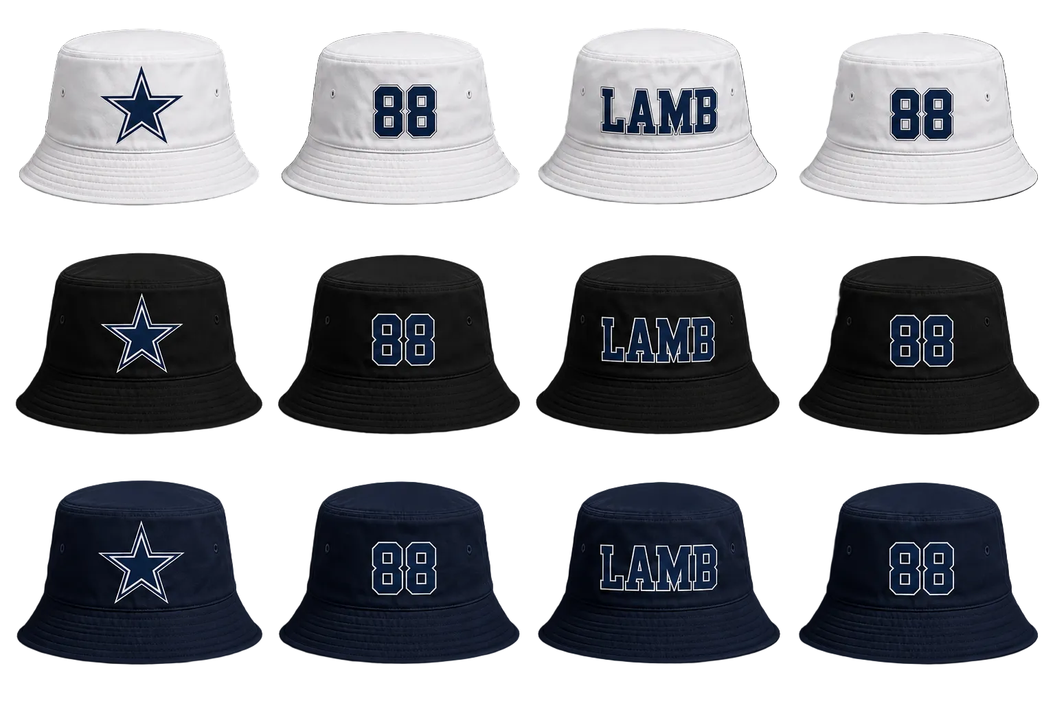 Dallas Cowboys CeeDee Lamb Signature Bucket Hat