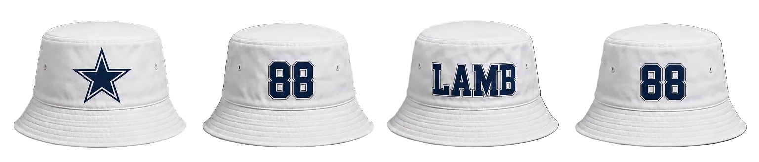Dallas Cowboys CeeDee Lamb Signature Bucket Hat