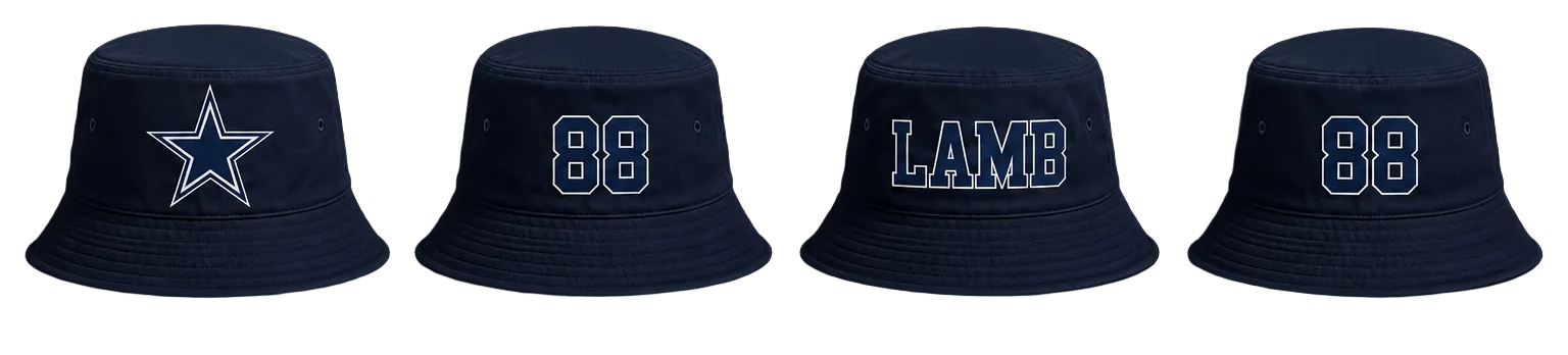 Dallas Cowboys CeeDee Lamb Signature Bucket Hat